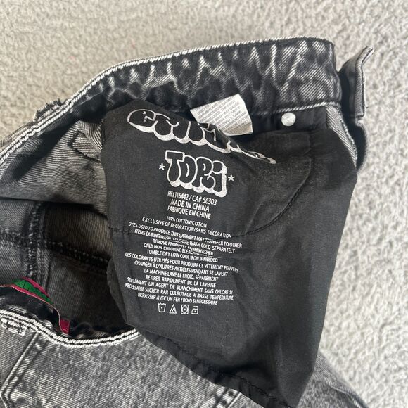 VTG Empyre Carpenter Jeans Womens 6 Black Tori High Rise Y2K Baggy Skate 28x31 - Picture 7 of 14